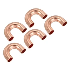 5Pcs 5/16" OD 18x28mm Elbow Copper Pipe Fitting Sweat Solder Connection