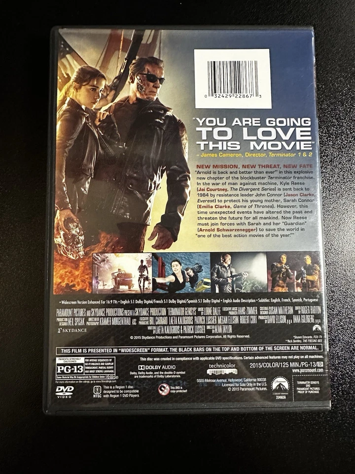 Terminator Genisys (DVD, 2015) - Image 2 of 2