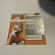 2000 Leaf Certified - Fabric of the Game Stephen Davis #FG-65 /750 X2