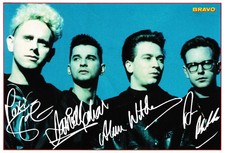 Depeche Mode ~ (Bravo Autogrammkarte)