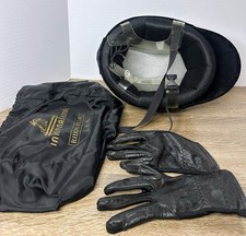 International Riding Helmets IRH Size 7 1/4 Black Velvet Equestrian Helmet SET