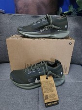 Size UK 5.5 - Nike ReactX Pegasus Trail 5 GTX Trainers Green Running Shoes