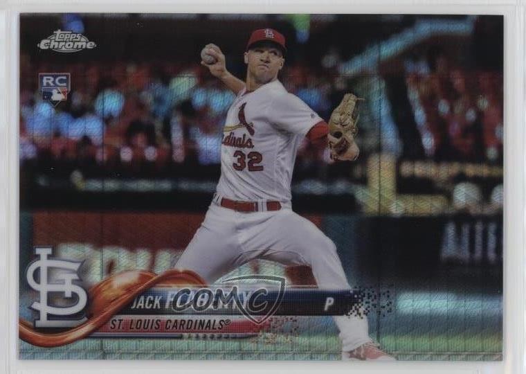 2018 Topps Chrome Prism Refractor Jack Flaherty #4 1c19