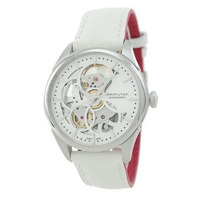 Hamilton Jazzmaster Viewmatic Skeleton Ladies Automatic Wristwatch Stainless