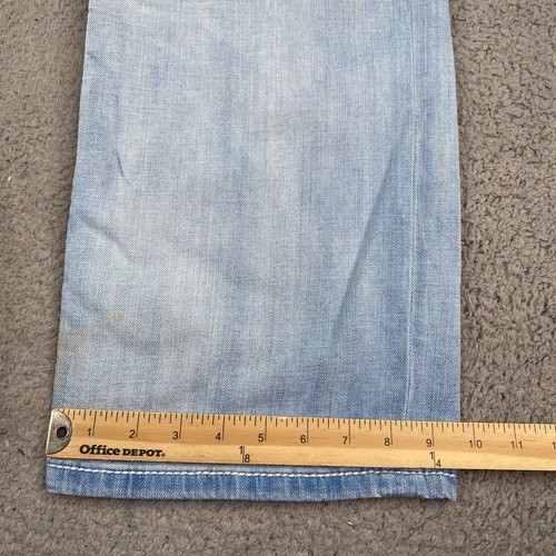 BKE Tyler Straight Jeans Mens 38x34 Blue Light Wash Denim - Picture 17 of 18