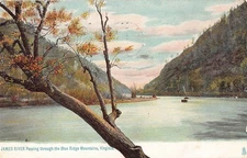 Vintage James River Blue Ridge Mountains Virginia Postcard 1907