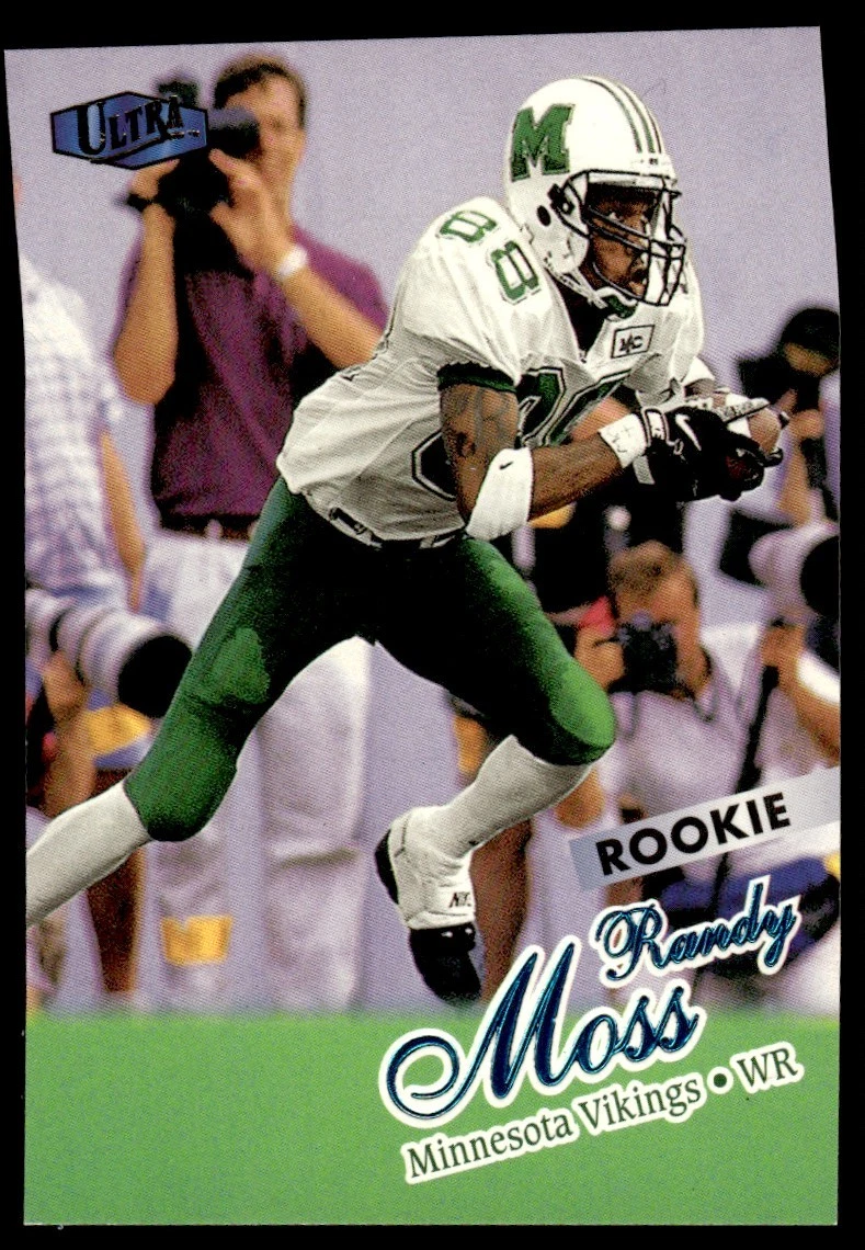 Fleer Randy Moss Rookie Football Sports Trading Cards