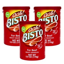 Gourmet Beef and Chicken Gravy Granules - Smooth Texture - 3 Jar Set - 170g Each