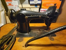 Singer Sewing Machine 1920's 30's? 26-28 TESTED Works, Table Vintage Antique