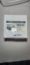 WEBANG 6 Inch Square Shower Drain Nickel Floor Drain with Flange Square Holes Pa