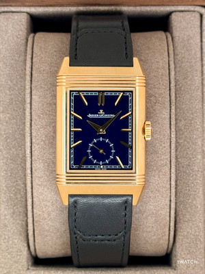 2024 Jaeger-Coultre Reverso Tribute 47mm Q3982590 Rose Gold Blue Dial