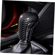 New Interior Trim Center Gear Shift Knob Cover Accessories Carbon Fiber Print