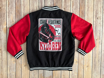 Disney Store Star Wars Kylo Ren Varsity Jacket Coat Boys Size 7/8