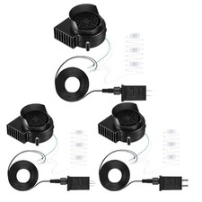 Inflatable Replacement Fan Blower, Christmas Mini Air Blower With 3 LEDs For Fan