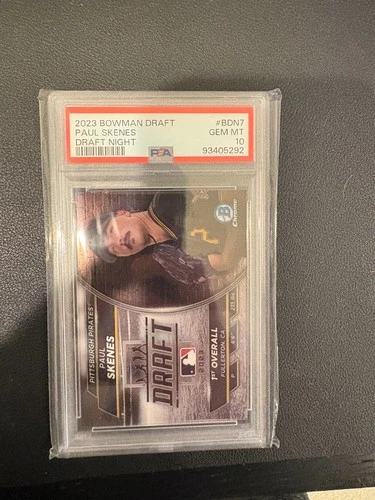 2023 Bowman Draft - Bowman Draft Night Paul Skenes #BDN-7 (RC) PSA 10!!