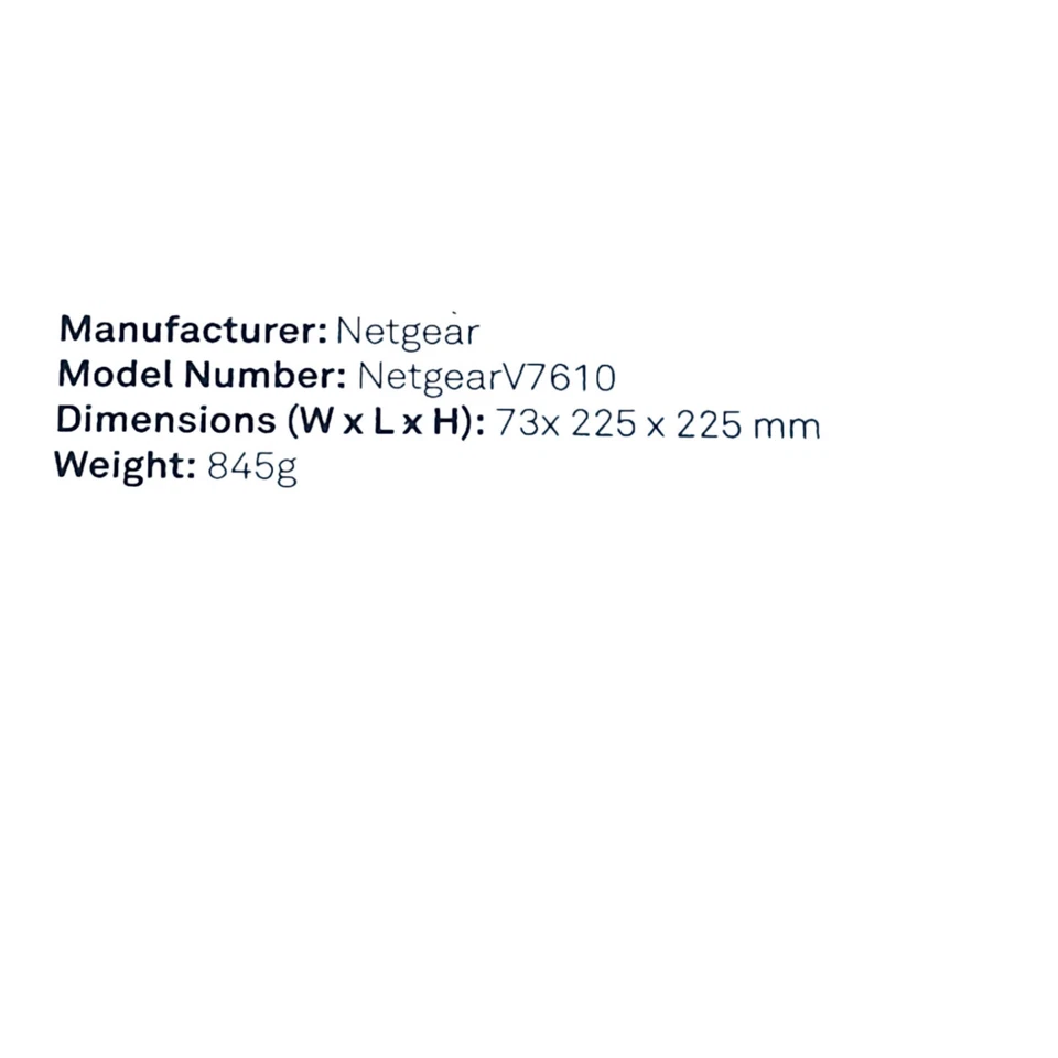 Telstra Business Smart Modem Netgear V7610 Wi-Fi Router NBN Brand New Box - image 3 of 4