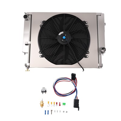 2 Row Radiator Fan Shroud Relay Kit for BMW 3-Series E30 E36 325i 88-99 CU1841
