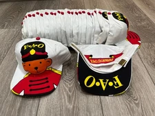 Lot of 50 brand new vintage 1990s F.A.O. Schwarz kids hats 90s 1990s toy NOS NWT