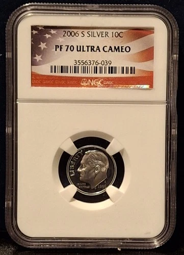2006 S Silver 10c PF 70 Ultra Cameo