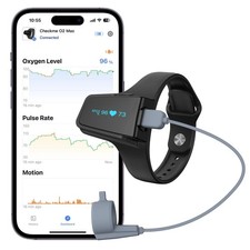 Wellue Wrist Pulse Oximeter with Audio Reminder Bluetooth Blood Oxygen Monitor