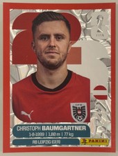 Christoh Baumgatner Panini FIFA World Cup 2026 Red Crumple Parallels Sticker