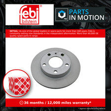 2x Brake Discs Pair Solid fits AUDI 80 S2 B4 2.2 Rear 93 to 95 ABY 245mm Set New