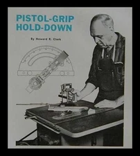 Miter Gauge Pistol Grip Hold Down How-To build it PLANS