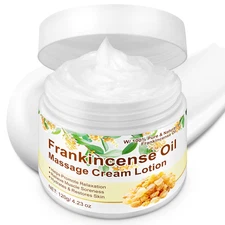 Frankincense Balm 4.23 Fl.Oz, Deep Moisturizing Frankincense Cream for
