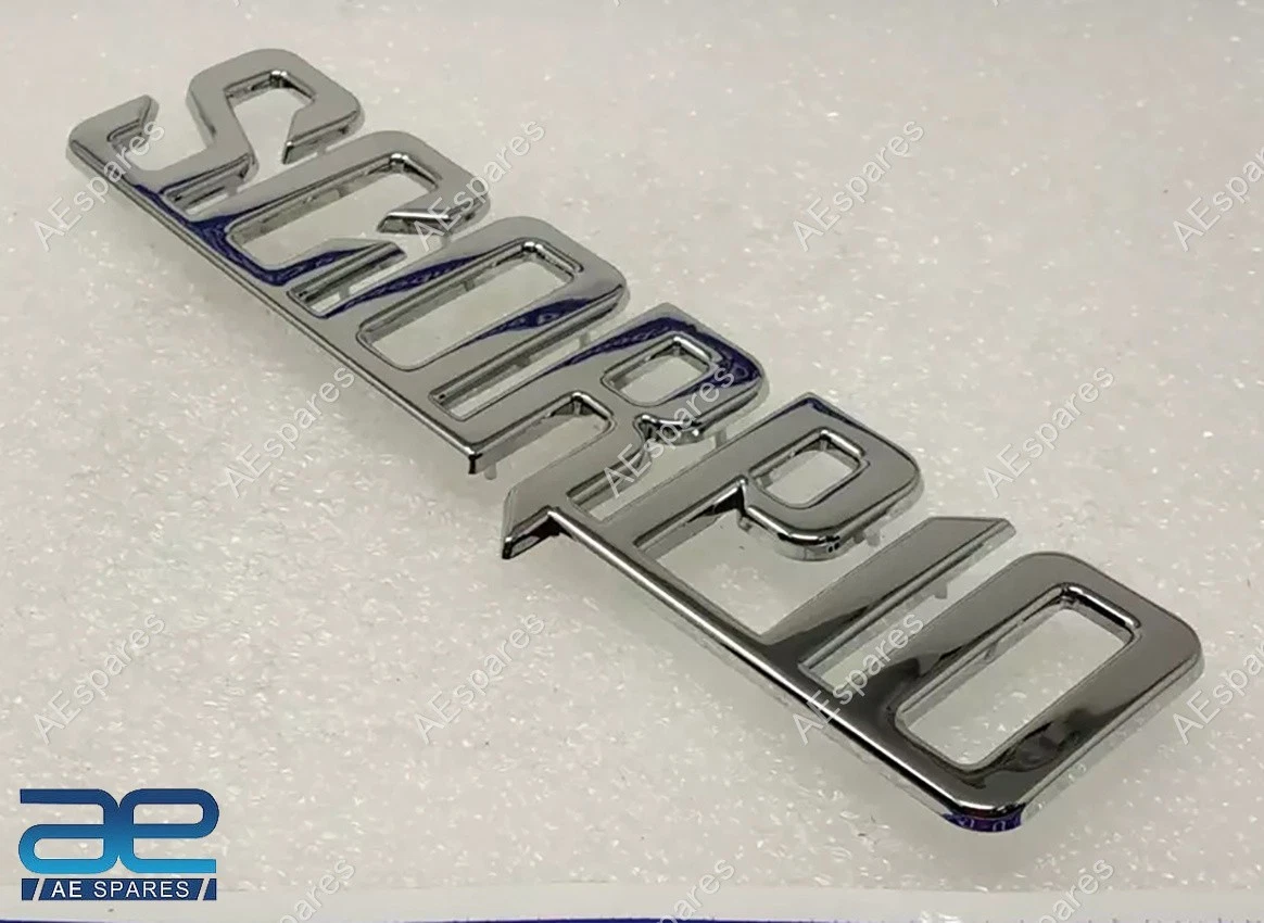 Rear Badge Scorpio Emblem For Mahindra Scorpio 3rd Gen 2014-2017 0108GAG00971N view 3