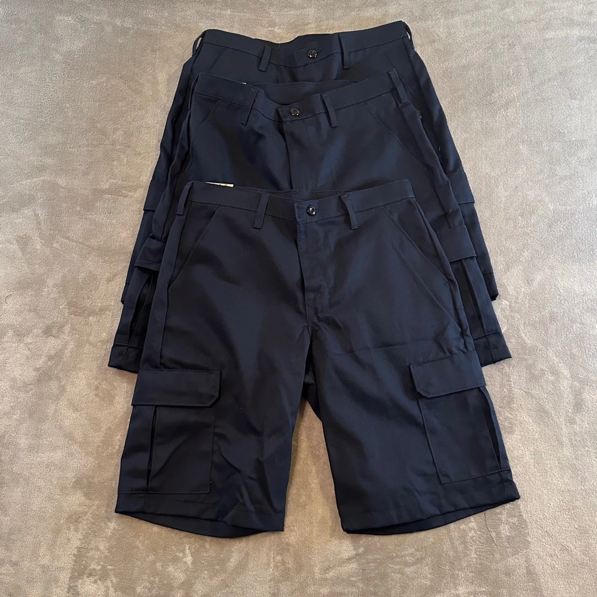 Red Kap Pantaloncini Cargo Uomo In Twill Misto Cotone - Vita Regolare, Multitasche, Tessuto Touchtex Pro