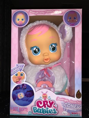 cry babies coney interactive doll