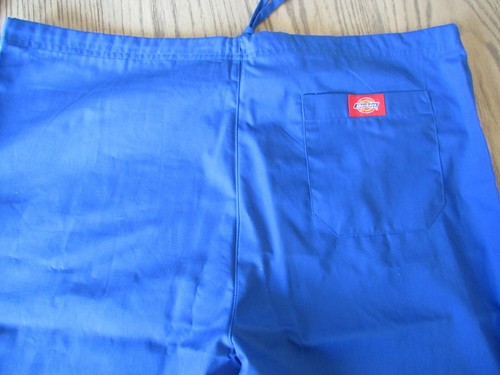 Nurse Scrub Dickies Bottom Blue Size Medium Large Drawstring Waist Medical - Picture 7 of 8