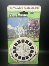 Vintage WALT DISNEY WORLD Fantasyland 3d View-Master 3 Reel Packet NEW SEALED
