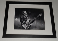 Framed Lemmy Kilmister on Stage 1979 b/w Motorhead Print 14"x17"