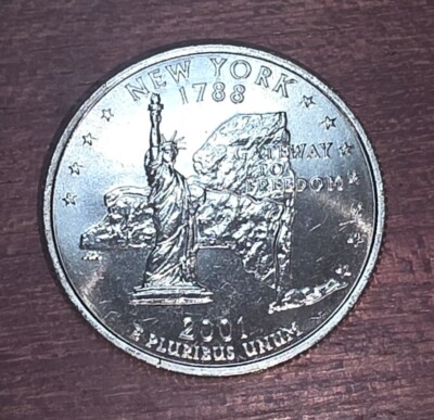 2001-D - New York - U.S. State Quarter- UNC from US Mint
