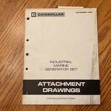 CAT Caterpillar INDUSTRIAL & MARINE GENSET ATTACHMENT DRAWINGS MANUAL, LEBQ3420