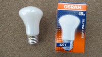 Osram Kryptonlampe E27, 40W, Opalweiß, Pilzlampe