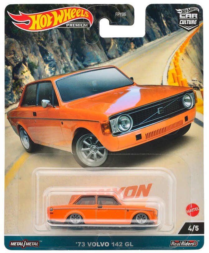 2023 Hot Wheels Car Culture Canyon Warriors '73 Volvo 142 GL 1/64