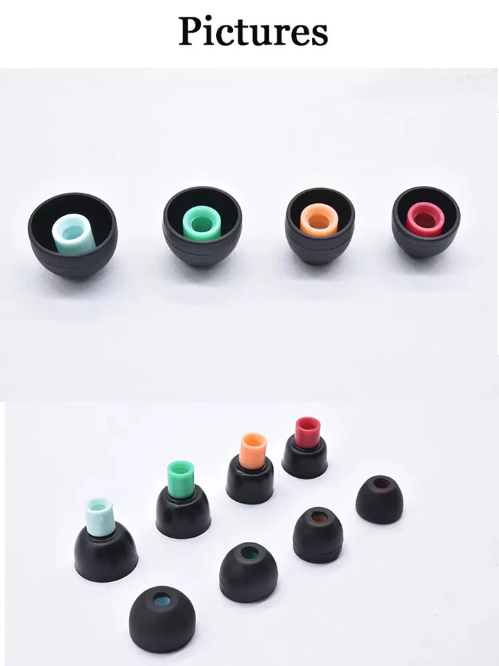 Sony Headphone Replacement Earbud Tips Ear In-ear Earphone Silicone(2 Sets of 8) - Image 4 of 4