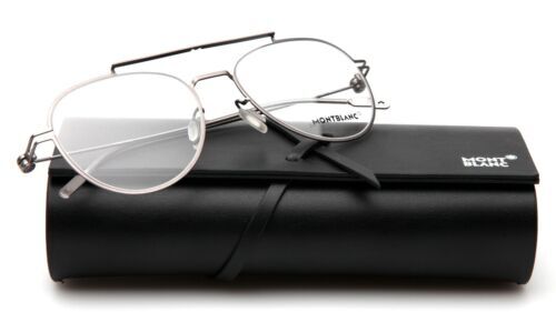 NEW MONTBLANC EYEGLASSES RUTHENIUM HAVANA UNISEX EYEWEAR  display picture 2