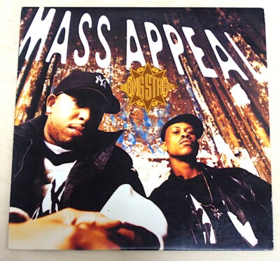 Gang Starr Mass Appeal 1994 Chrysalis US OG Rare 12