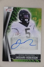Jaquarii Roberson - 2022 Sage Football High Series Rookie Autograph *