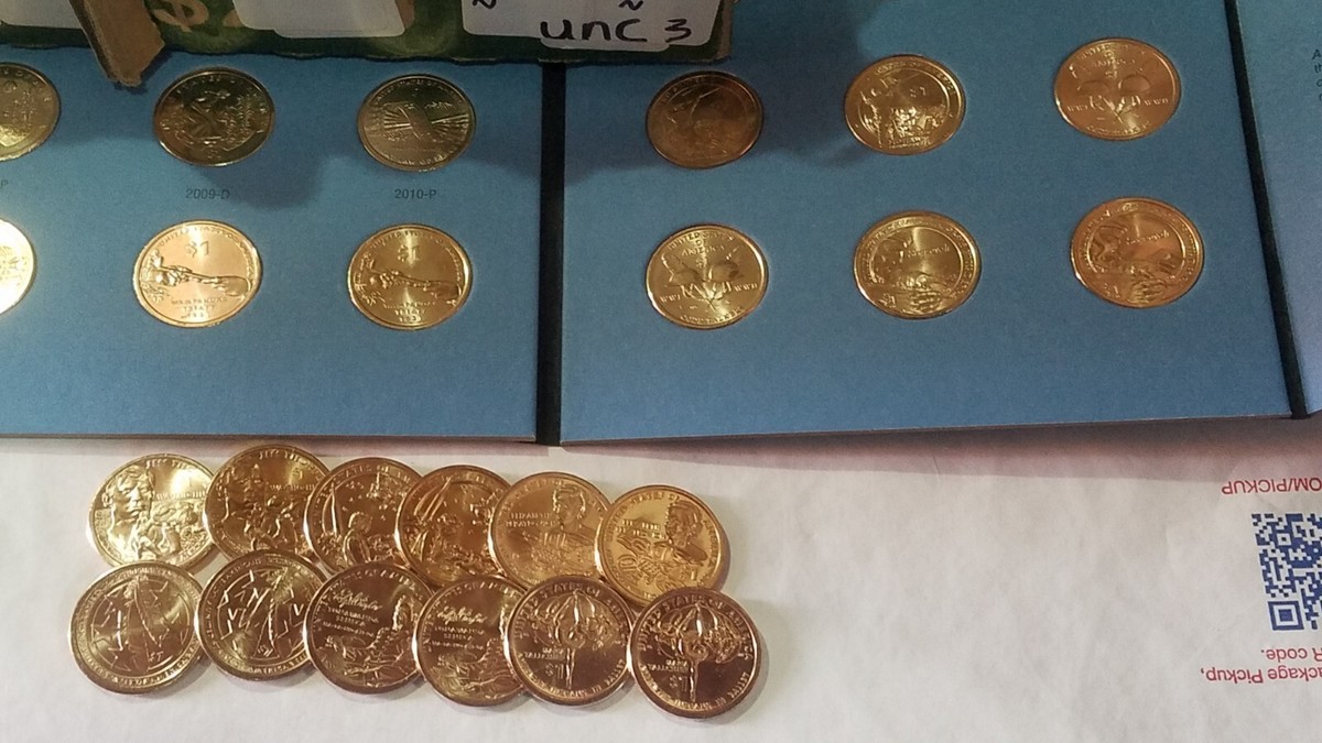 48 Coin Folder Collection UNC! 2000-2023 P&D Sacagawea Native