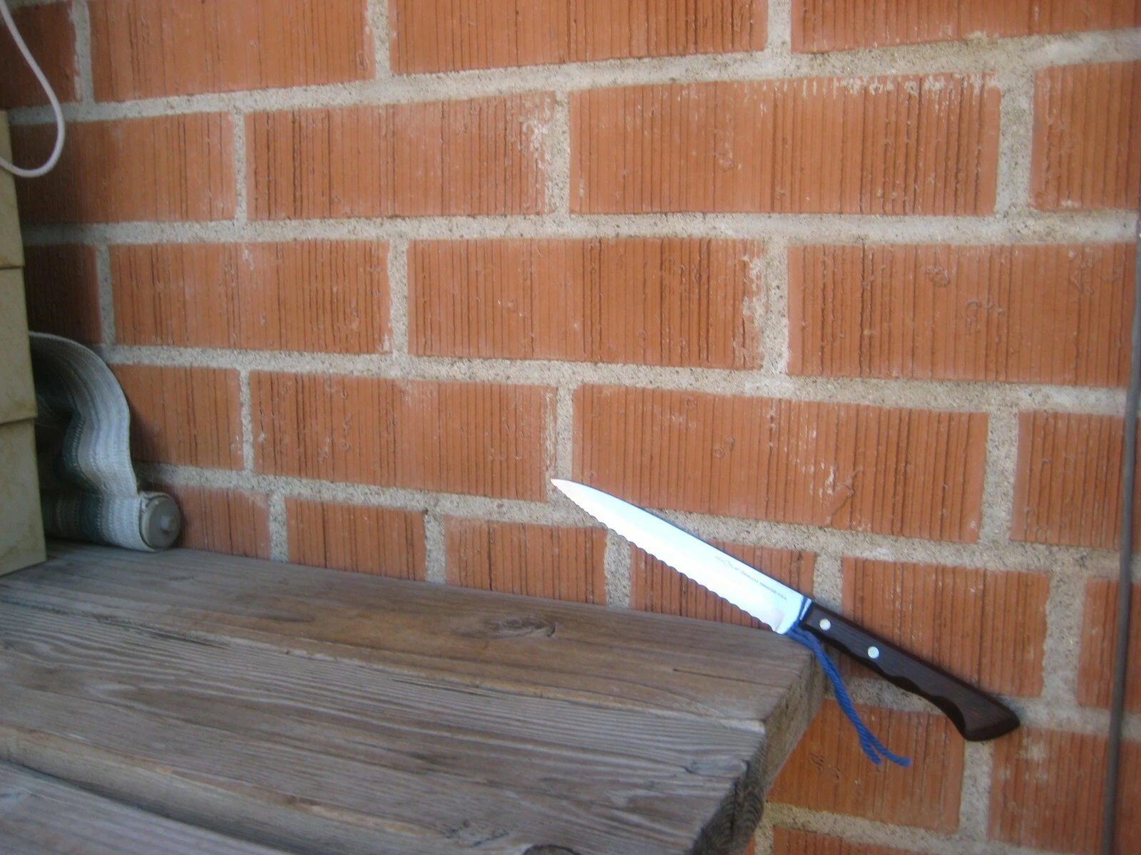 1970s Vintage 6" Blade ** EKCO FLINT *** Vanadium Serrated Utility Knife USA