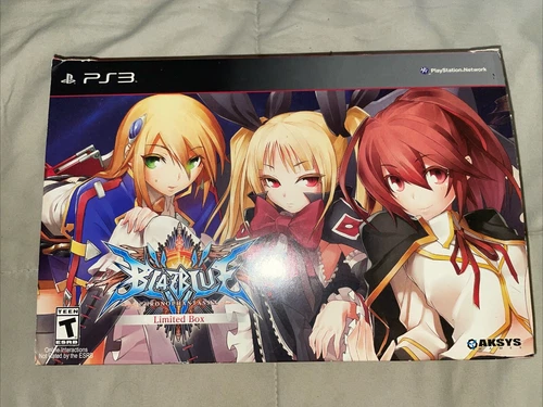 BlazBlue: Chrono Phantasma -- Limited Box -Read Description (Sony Playstation 3)