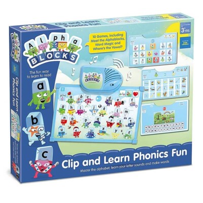 ALPHABLOCKS CLIP & LEARN PHONICS FUN | Reading & Spelling Fun | Educational Toys
