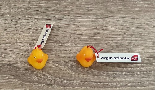 Vintage Virgin Atlantic Yellow Ducks