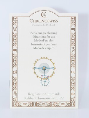 Chronoswiss Cal 122 Booklet Manual