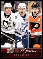 2012-13 Upper Deck UD Canvas Sidney Crosby/Steven Stamkos/Claude Giroux