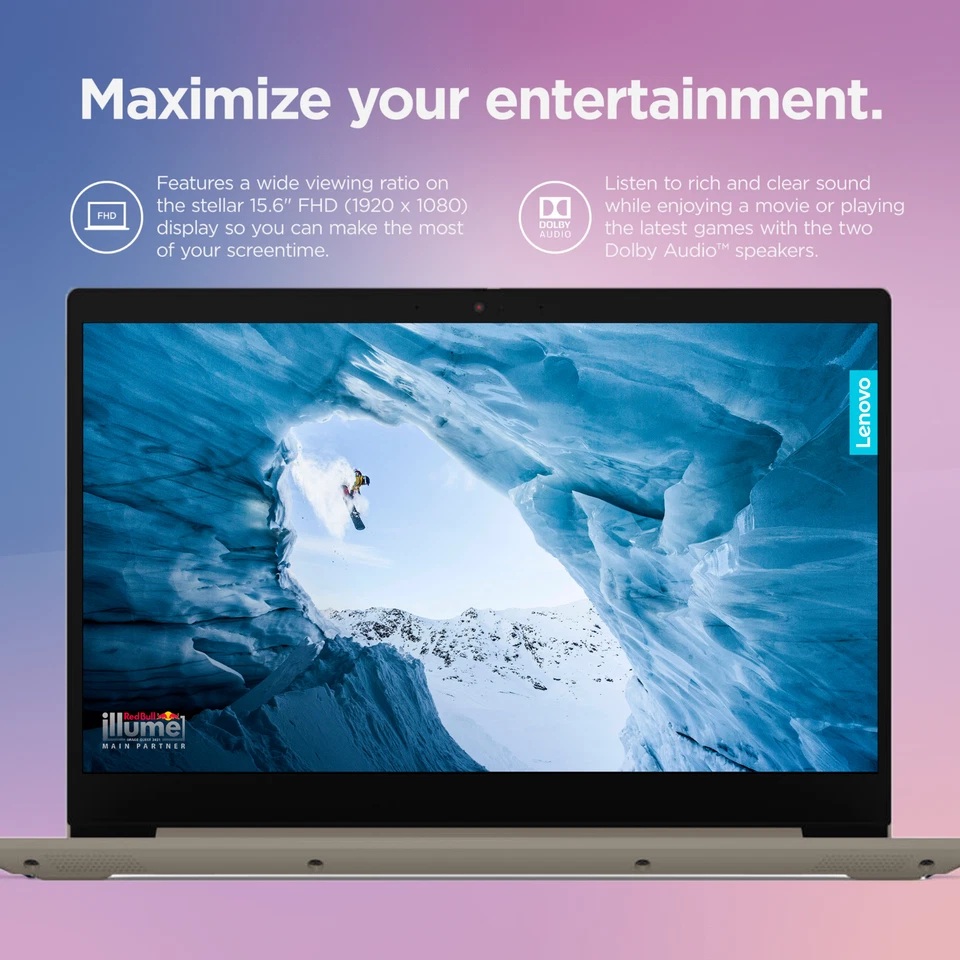 Lenovo IdeaPad Laptop 15.6" FHD FPR Intel i3 Upto 36GB RAM 2TB SSD Office 2024 - Image 4 of 4